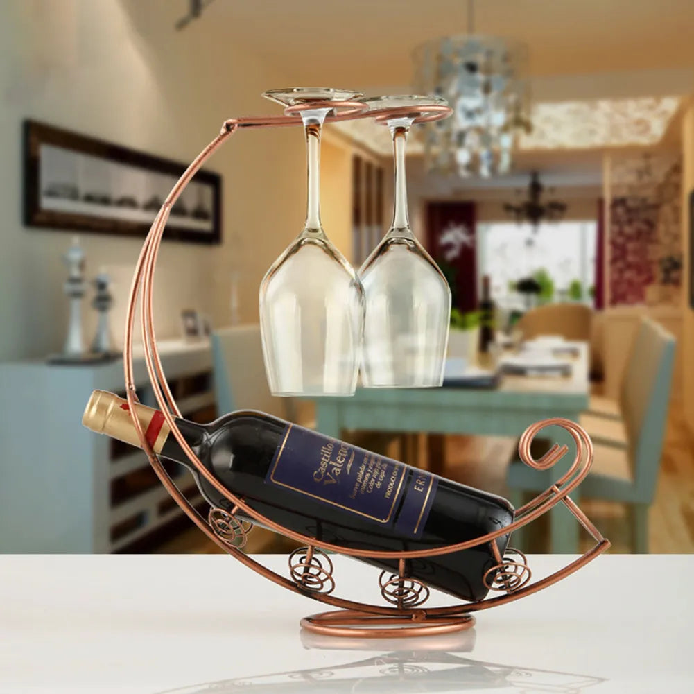 Suporte de Metal Exposição Para Taça e Vinho