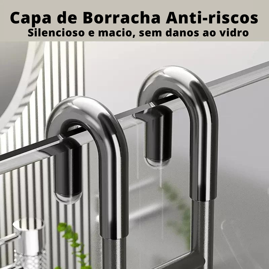 Suporte de Toalha para Banheiro em Aço Inoxidável