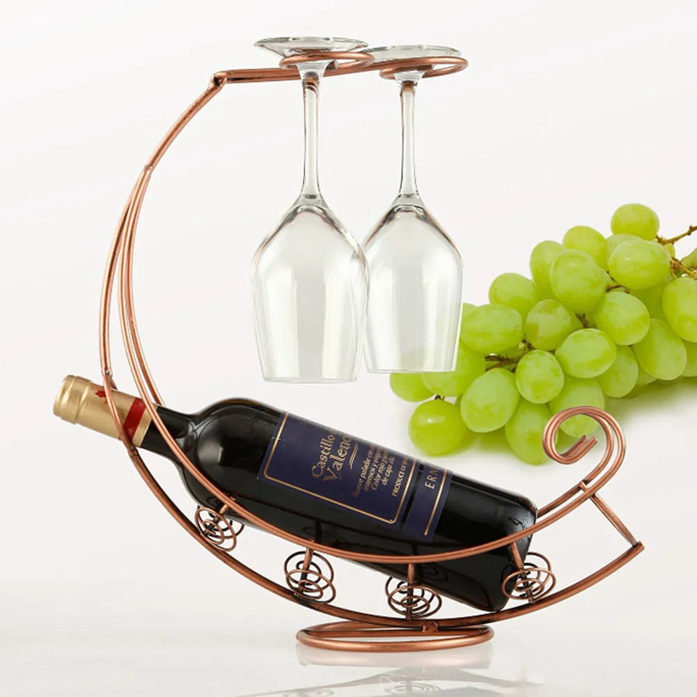 Suporte de Metal Exposição Para Taça e Vinho